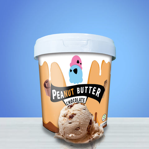 Peanut Butter Chocolate – 1 Litre Icecream Tub