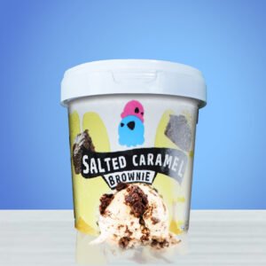 salted caramel brownie tub 1 litre